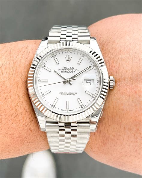 rolex dj41|rolex datejust 41 fluted bezel.